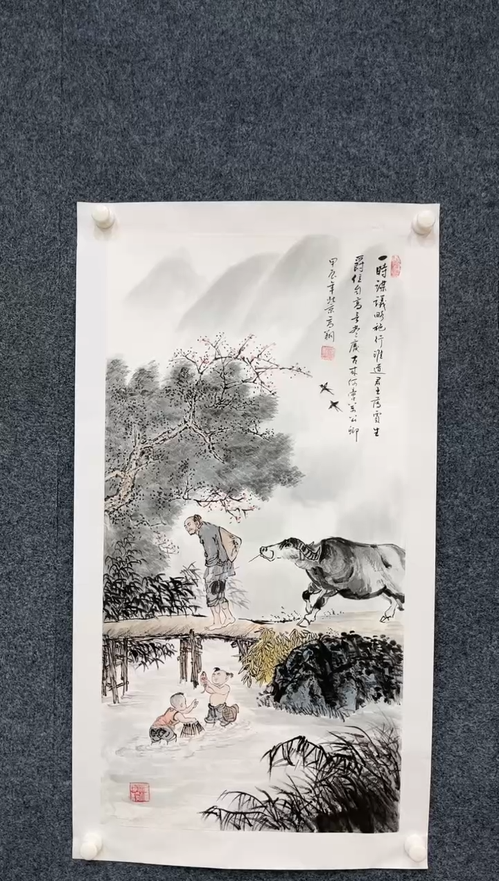 【闪购商品】国画2.2-艺术-冯高翔-三尺人物-42