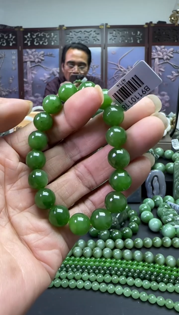 未镶嵌和田玉珠宝奇石手串