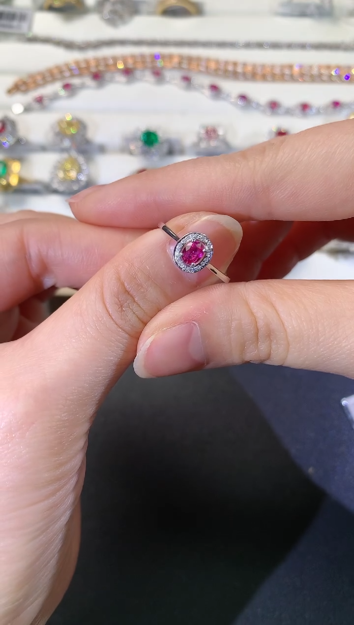 【闪购商品】红宝石戒指18K金镶嵌R510|2680