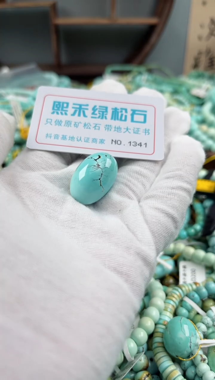 未镶嵌绿松石松石1341