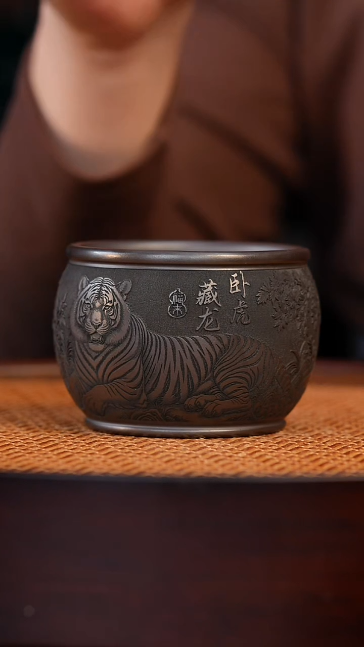 茶杯紫砂宜兴原矿紫砂杯