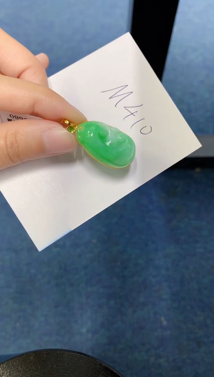 【闪购商品】翡翠颈饰18K金镶嵌000000000