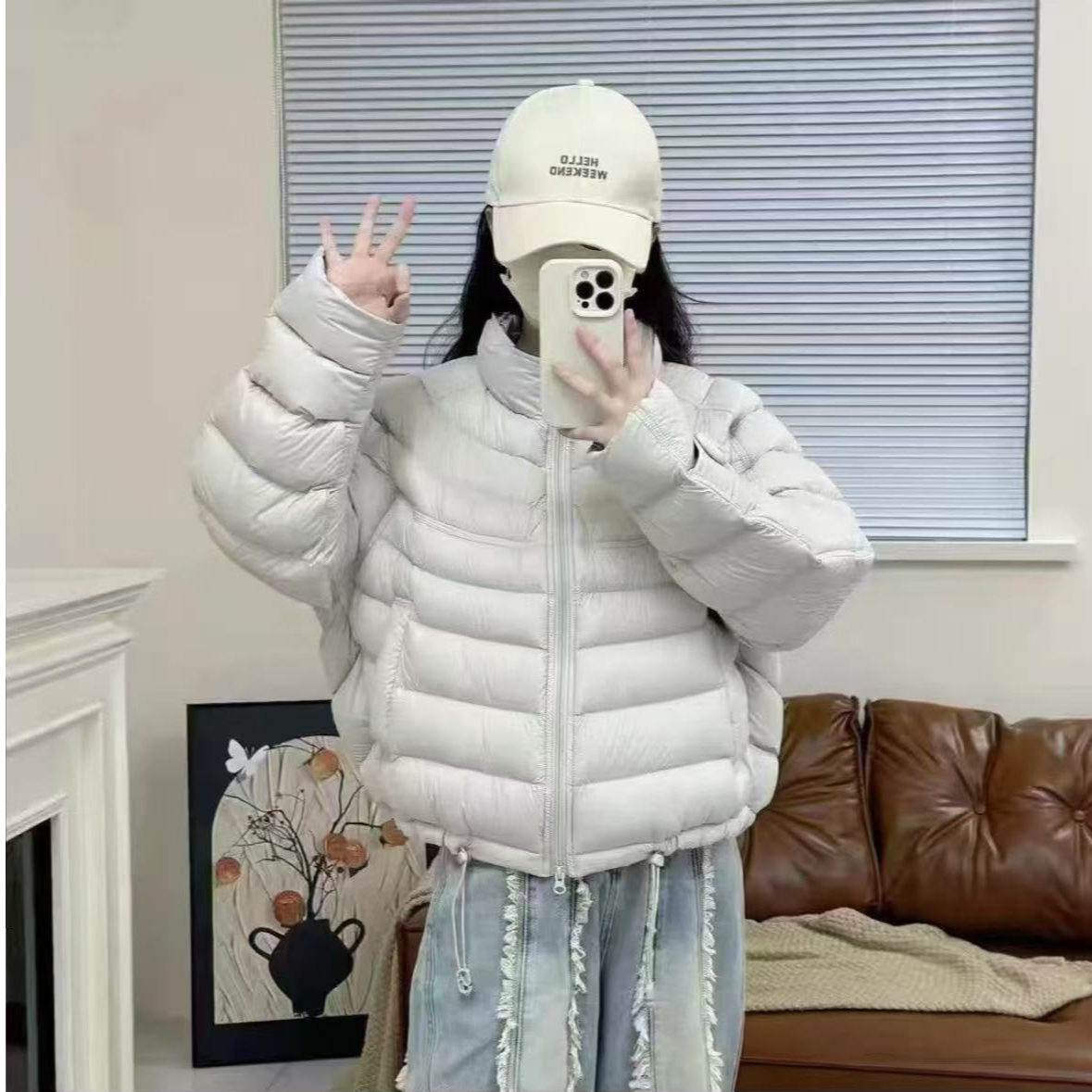 爆款排骨棉服2025女新款秋冬时尚立领韩版宽松百搭棉服