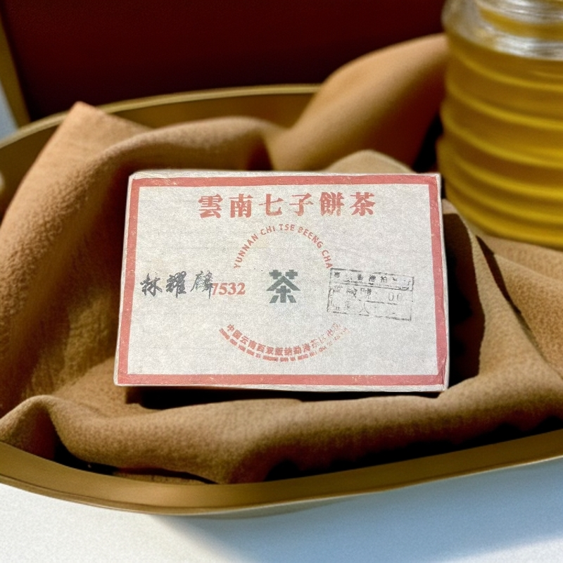 【林记茶庄】 80年代 雪印砖 生茶 500g