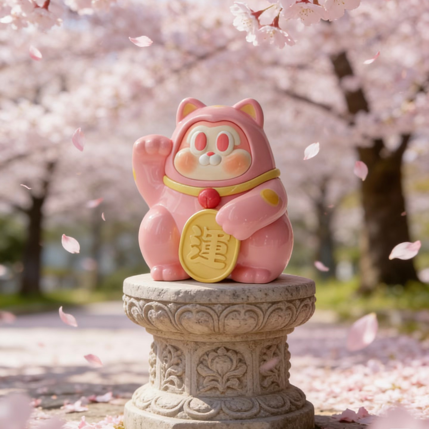 【SLLO-集福招财猫迷你系列】阿嫲家正版盲盒手办可爱礼品礼物