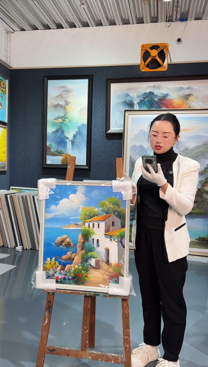 【闪购商品】油画87号 50*60海边-手绘油画