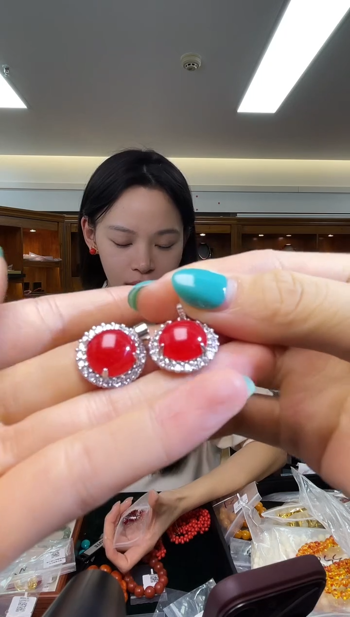 未镶嵌翡翠耳饰（多样性发一件）