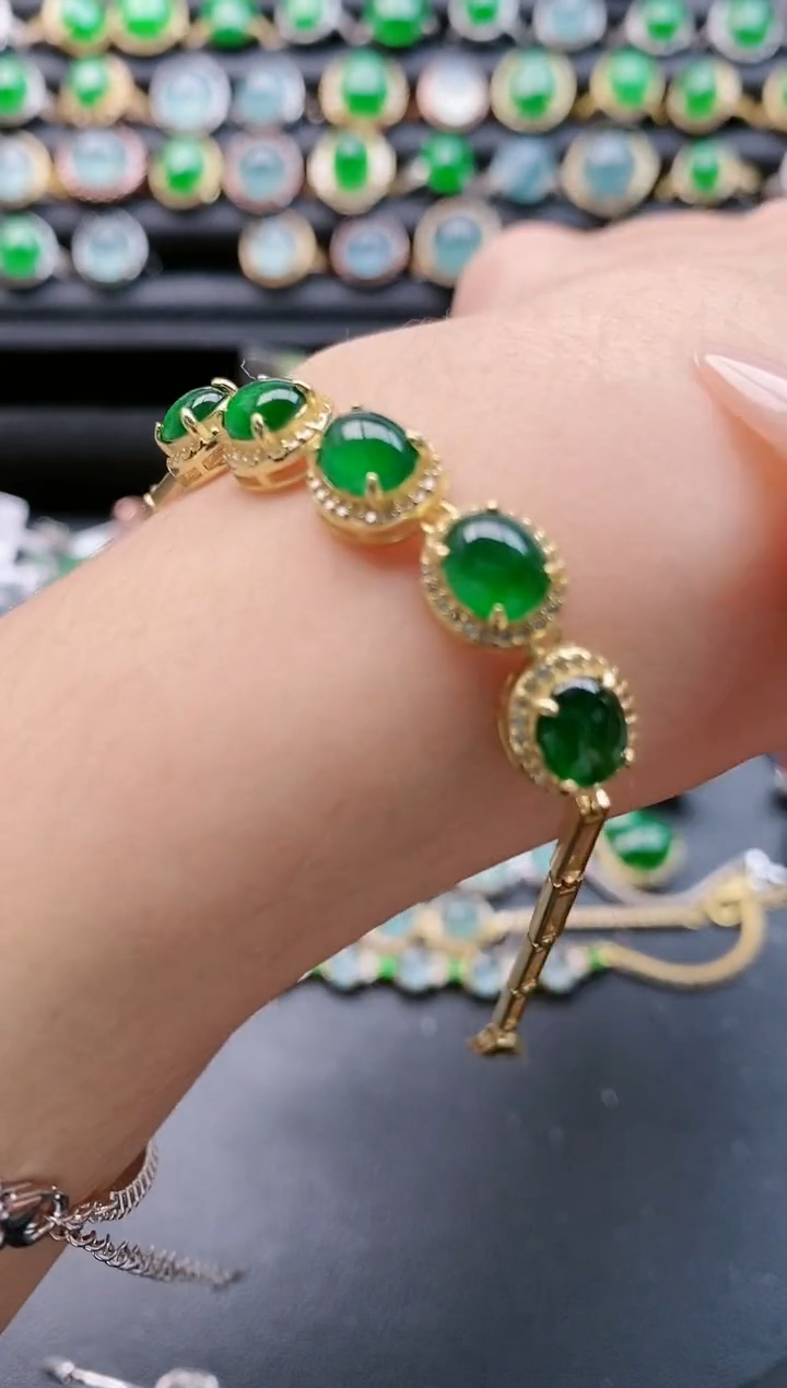 【闪购商品】翡翠戒指银S925镶嵌111111