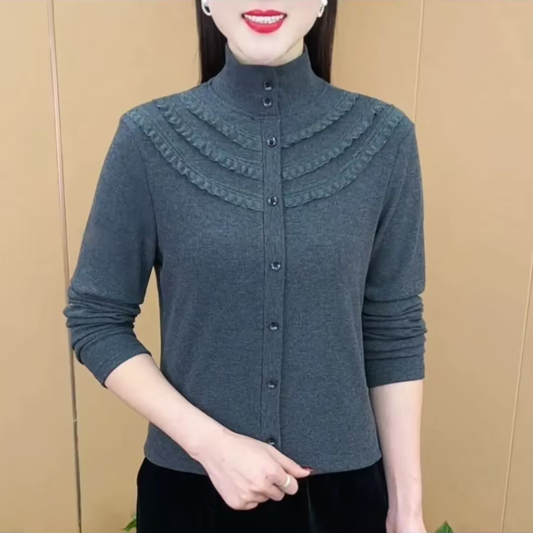 【新款福利】时尚双面好德绒面料柔软舒适宽松弹性大显瘦洋气打底衫