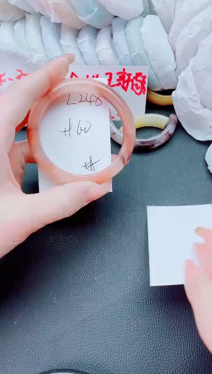 【闪购商品】石英质玉手镯未镶嵌L248-59-60