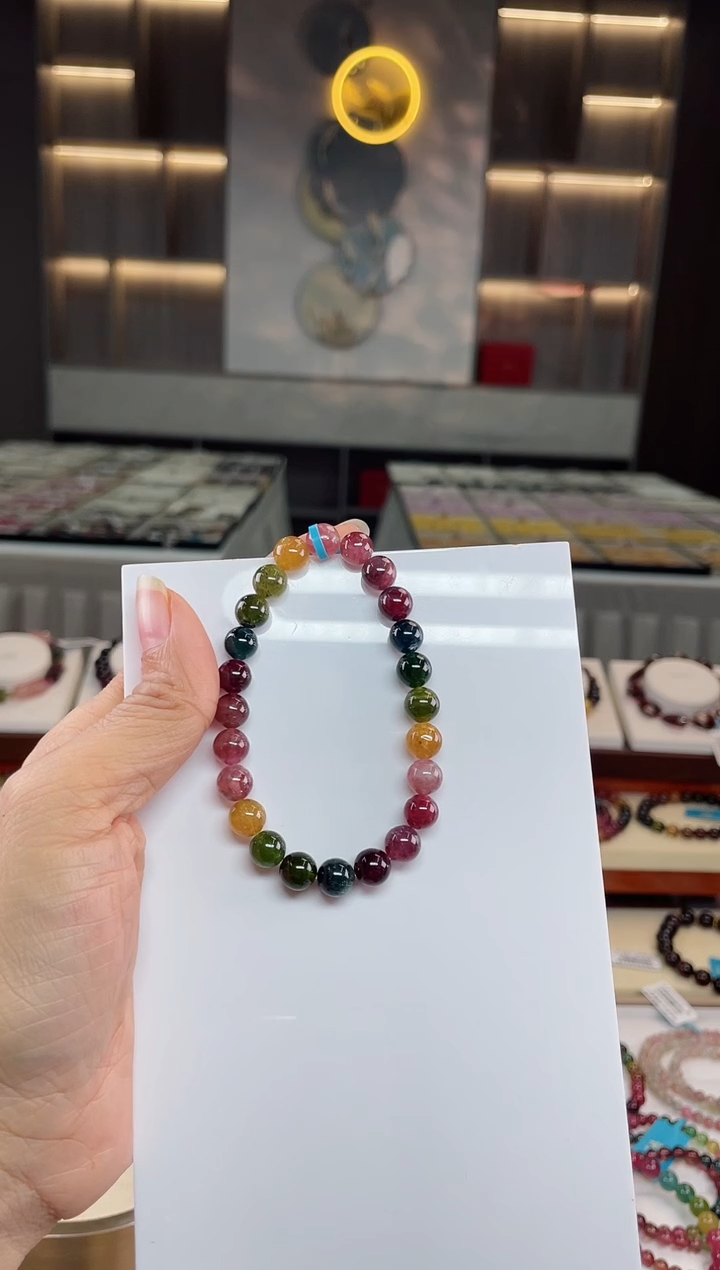 【闪购商品】碧玺单圈手串未镶嵌（多样性发一条）Q