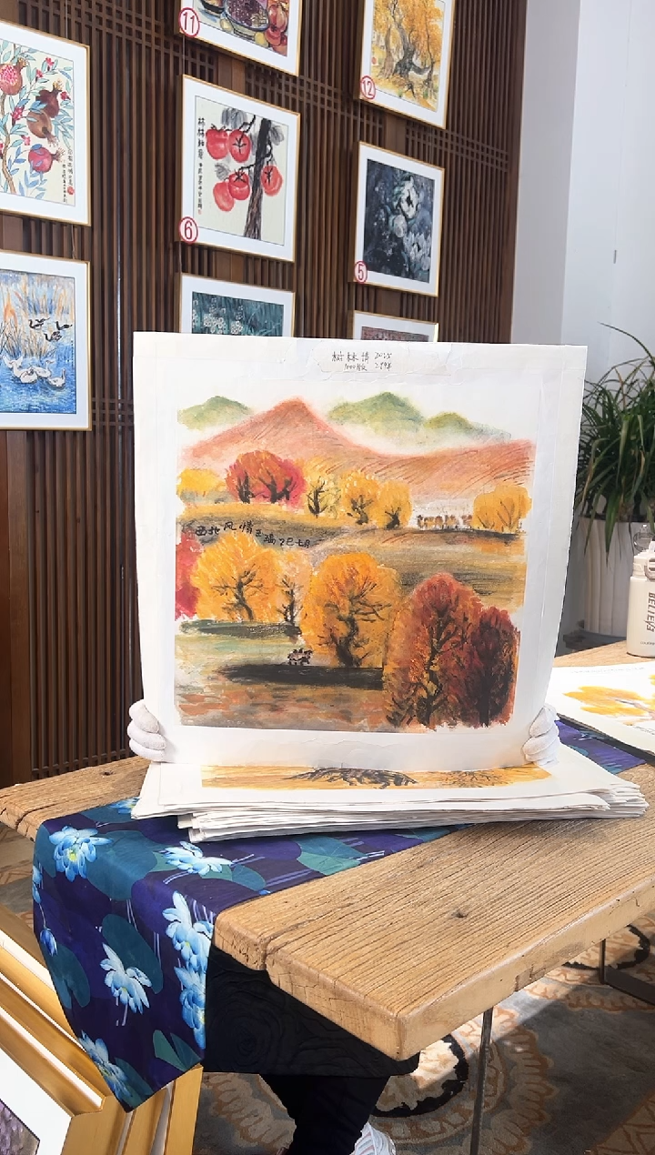 版画耿玉琨名章限量版画S