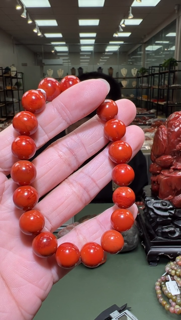 【闪购商品】南红玛瑙单圈手串未镶嵌一条约11mm 多样性发货