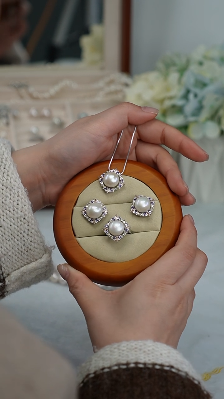 【闪购商品】淡水珍珠项链合金3件套组