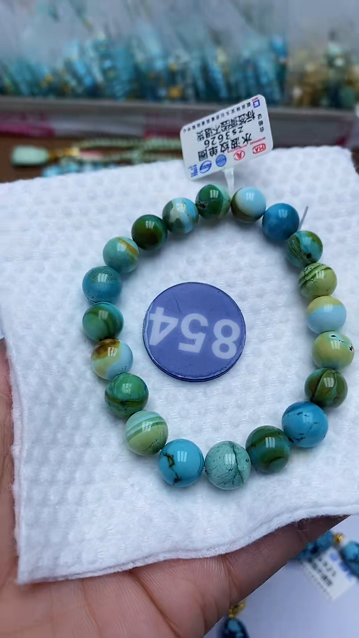 【闪购商品】绿松石手串未镶嵌854