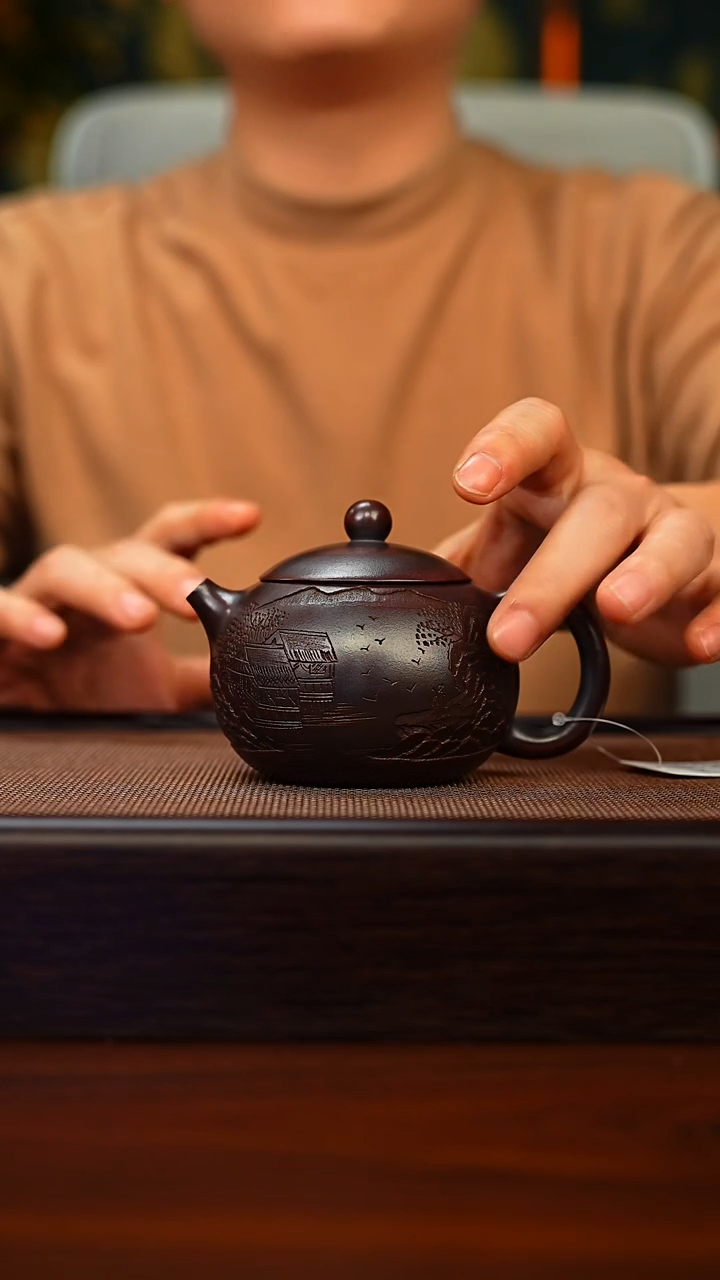 茶壶紫砂原矿紫砂手工茶壶