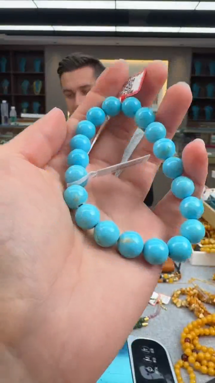 【闪购商品】绿松石手串未镶嵌秒拍号220