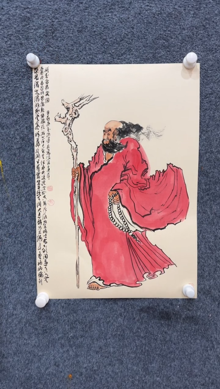 【闪购商品】国画1.15展馆-孙布衣诗堂裱-人物14