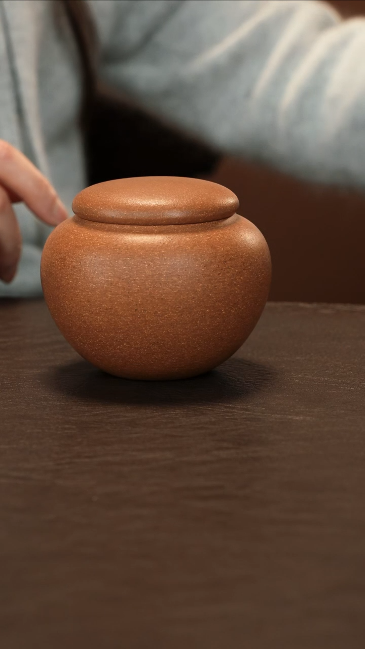 【闪购商品】紫砂茶叶罐直播福利五彩段泥醒茶罐50克