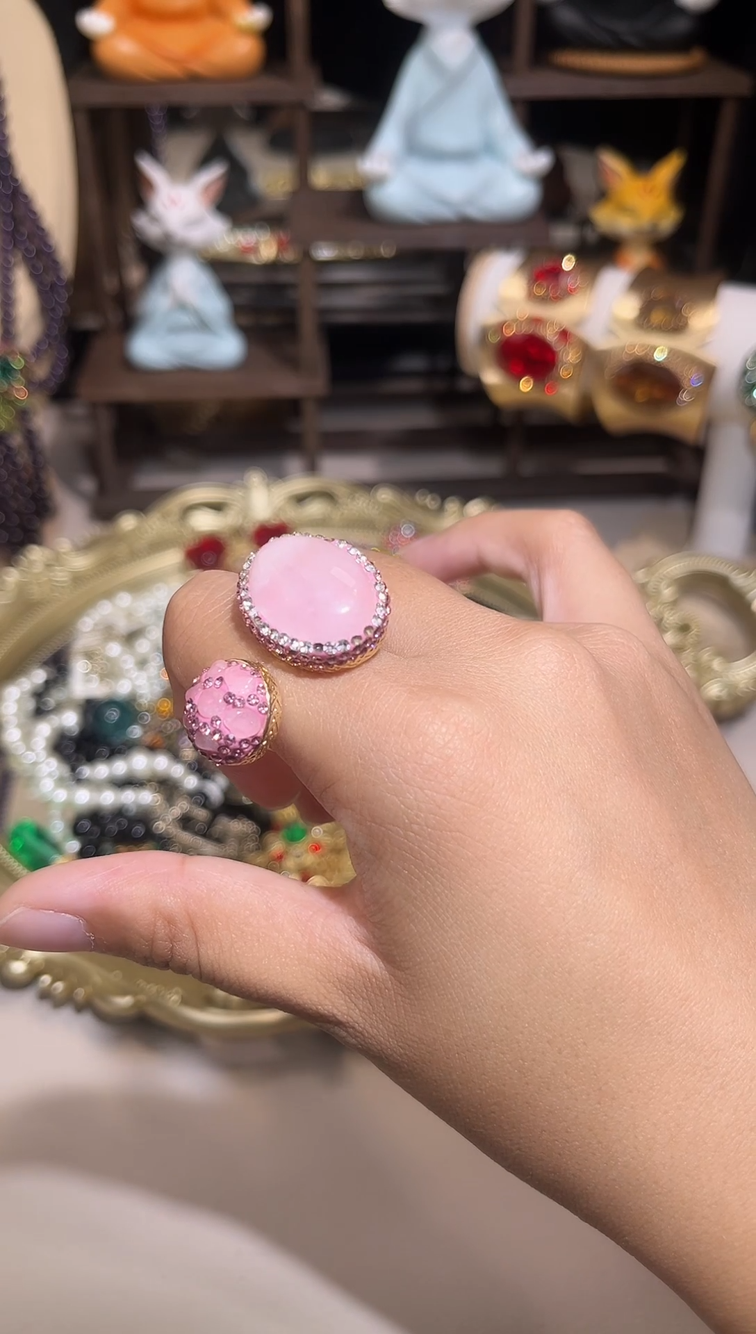 铜合金合成立方氧化锆戒指