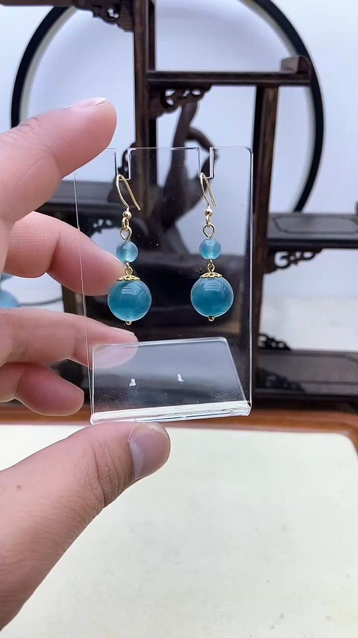 【闪购商品】翡翠耳饰14K金镶嵌46号