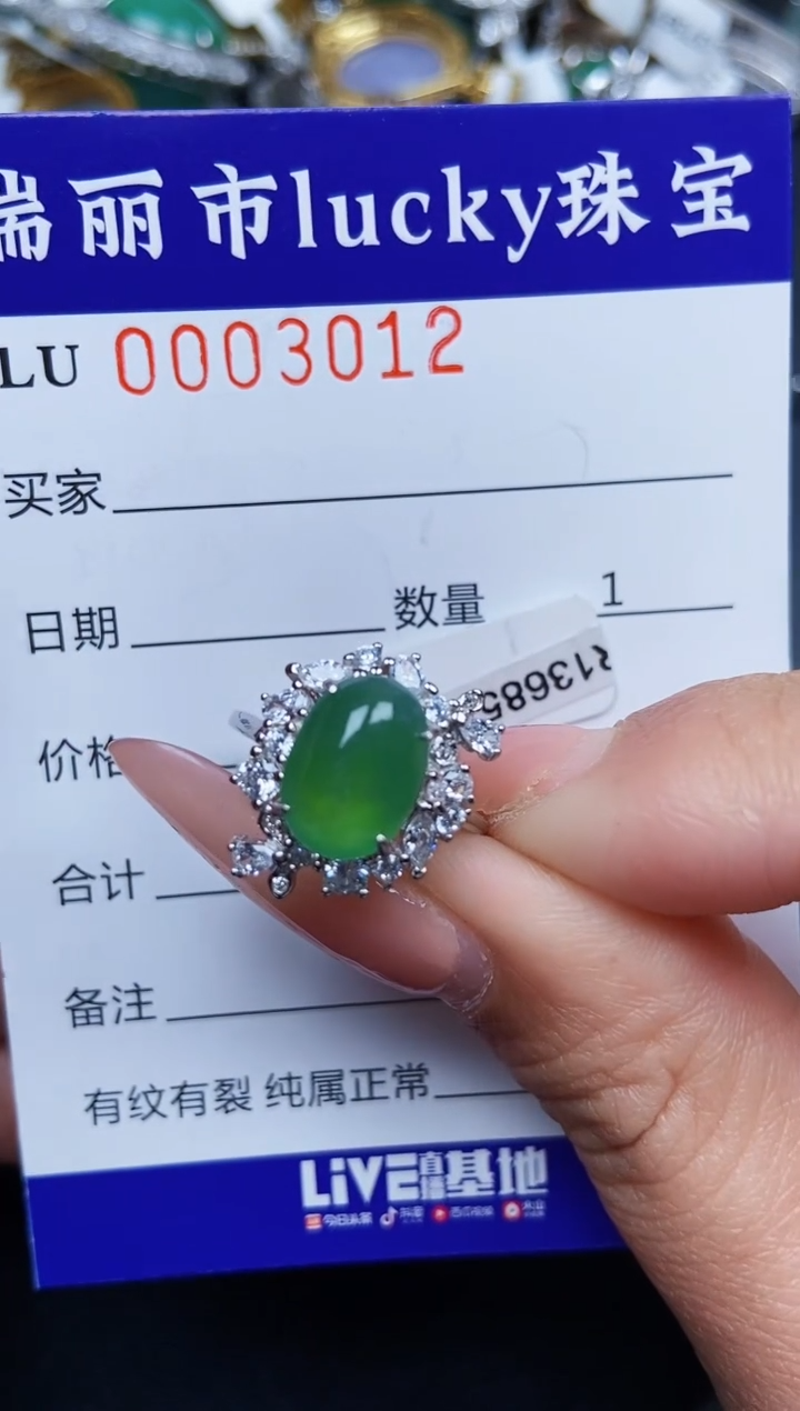 【闪购商品】翡翠颈饰银S925镶嵌3012