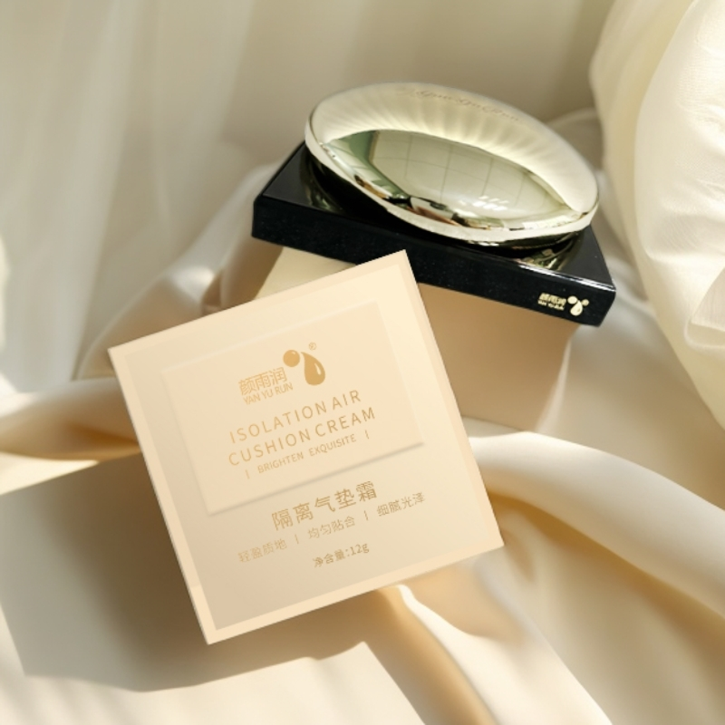 焕颜养肤净透气垫轻盈霜隔离气垫护肤滋润细腻保湿亮肤温和焕活