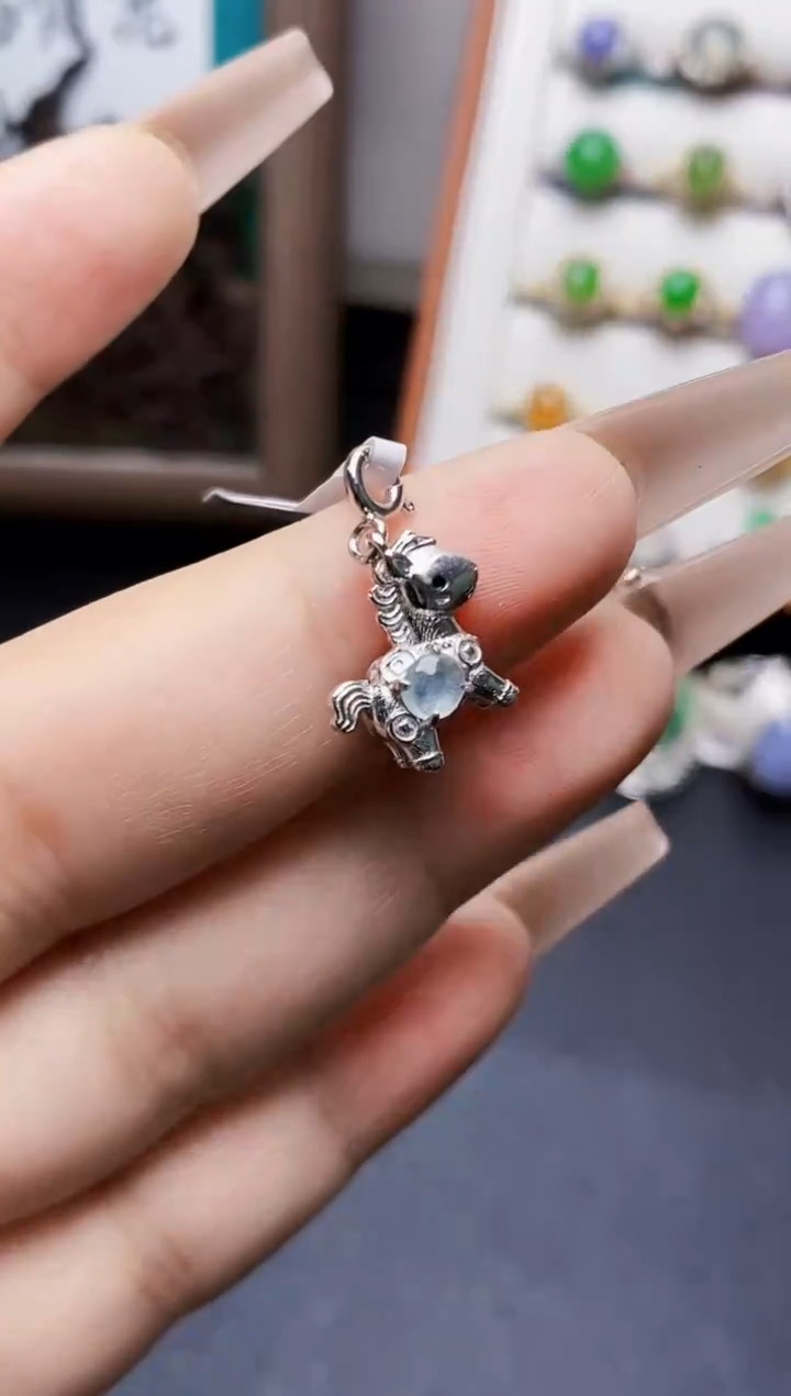 银S925镶嵌戒指翡翠4305