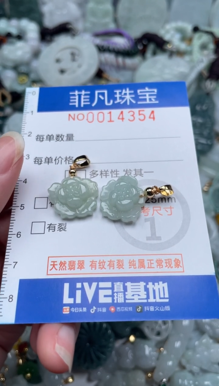 颈饰未镶嵌翡翠14354