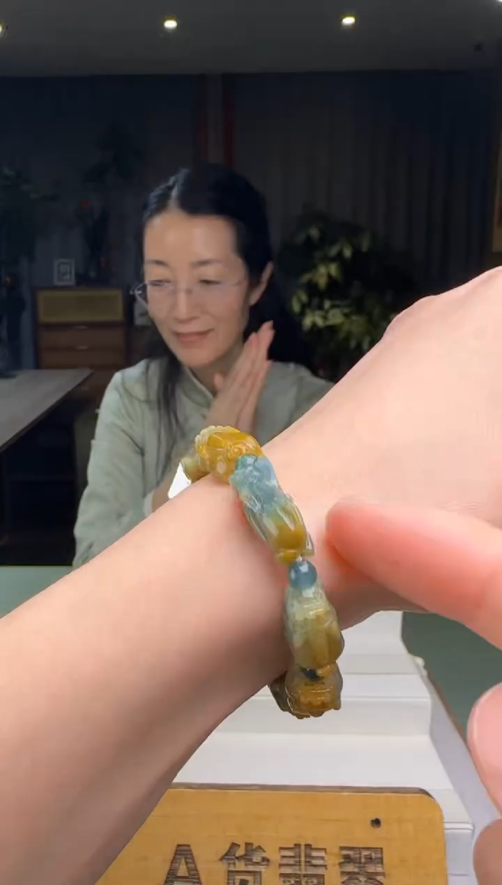 【闪购商品】翡翠手串未镶嵌多样性发一DY@@960Q3J07642