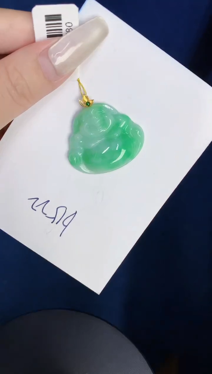 【闪购商品】翡翠颈饰18K金镶嵌000000000000