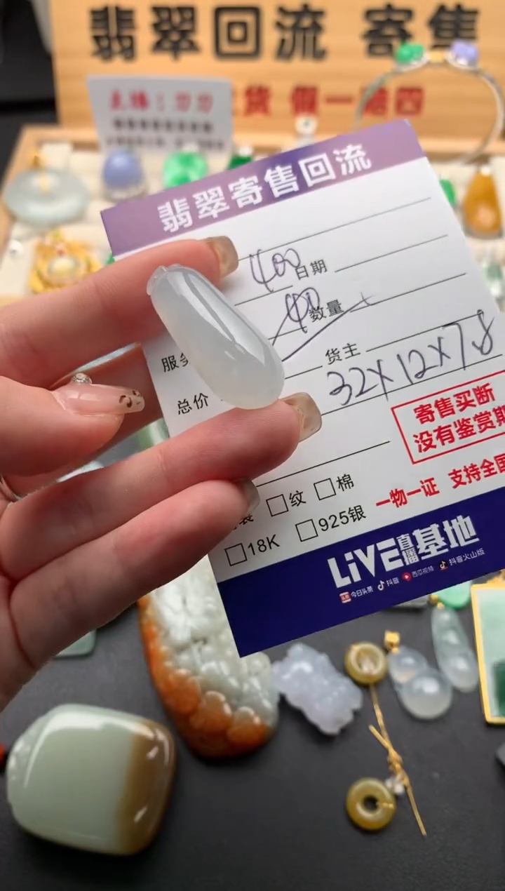 翡翠未镶嵌颈饰10128773