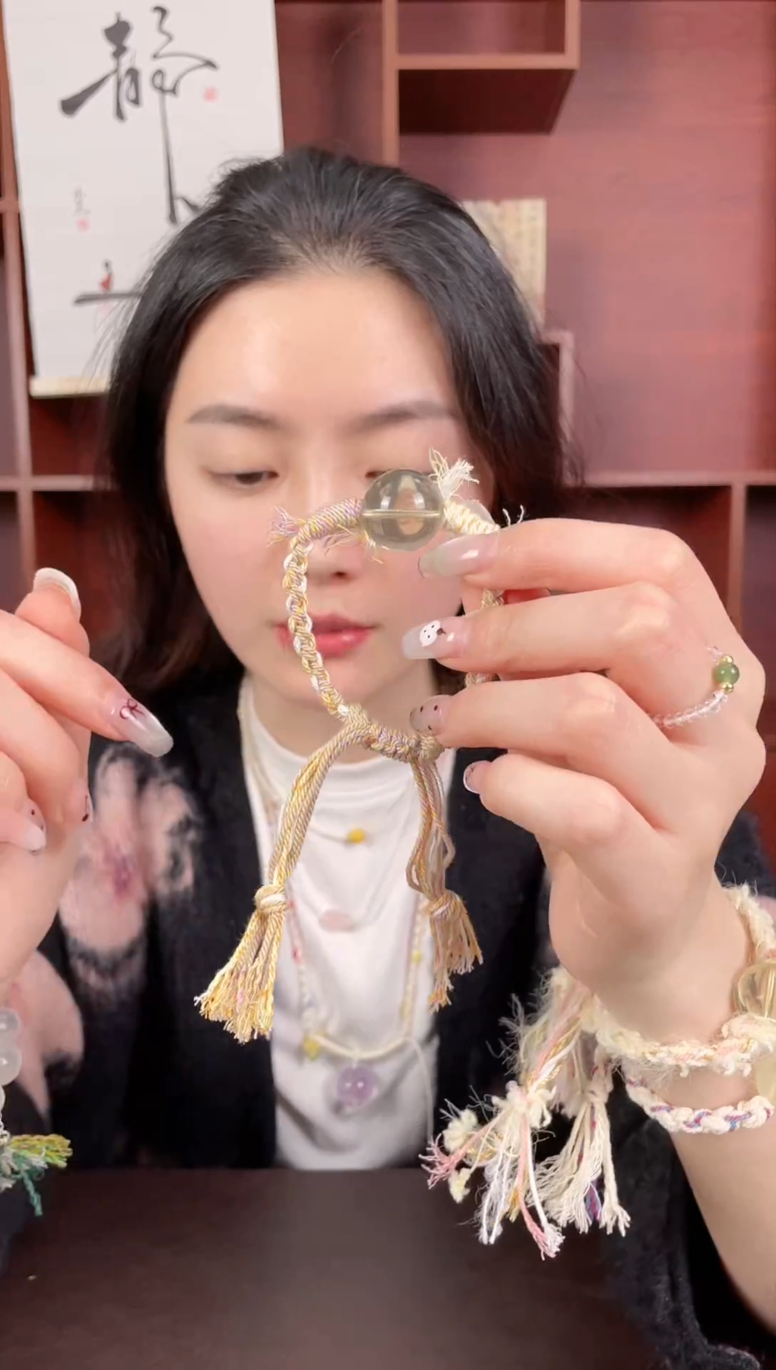 【闪购商品】水晶手镯银S925镶嵌黄水晶