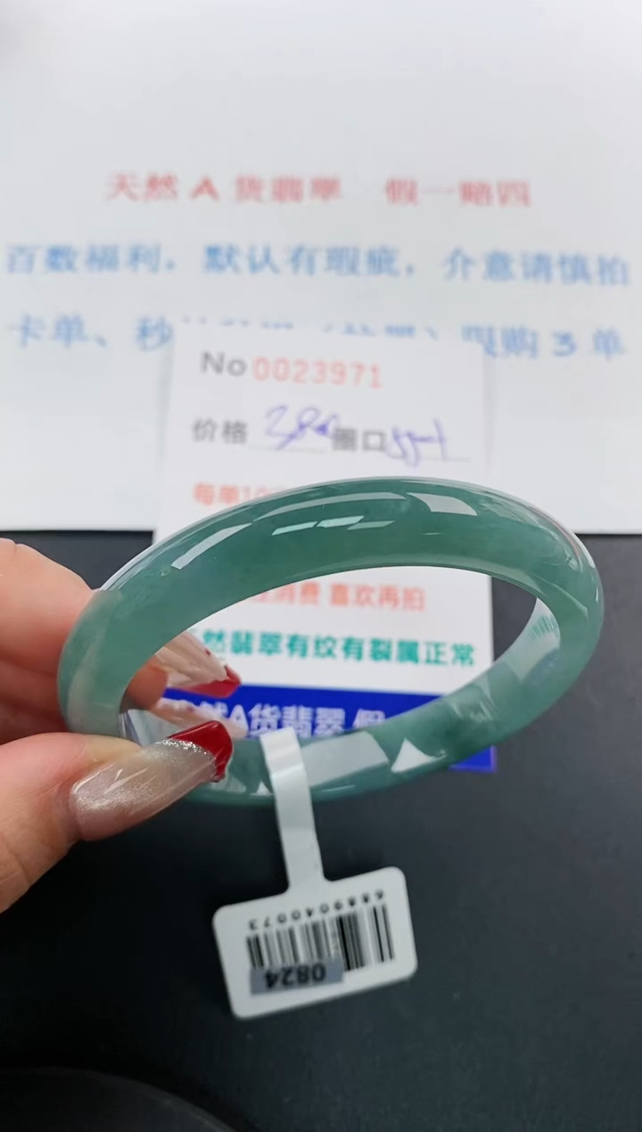 【闪购商品】翡翠手镯未镶嵌天然A货翡翠未镶嵌0023971