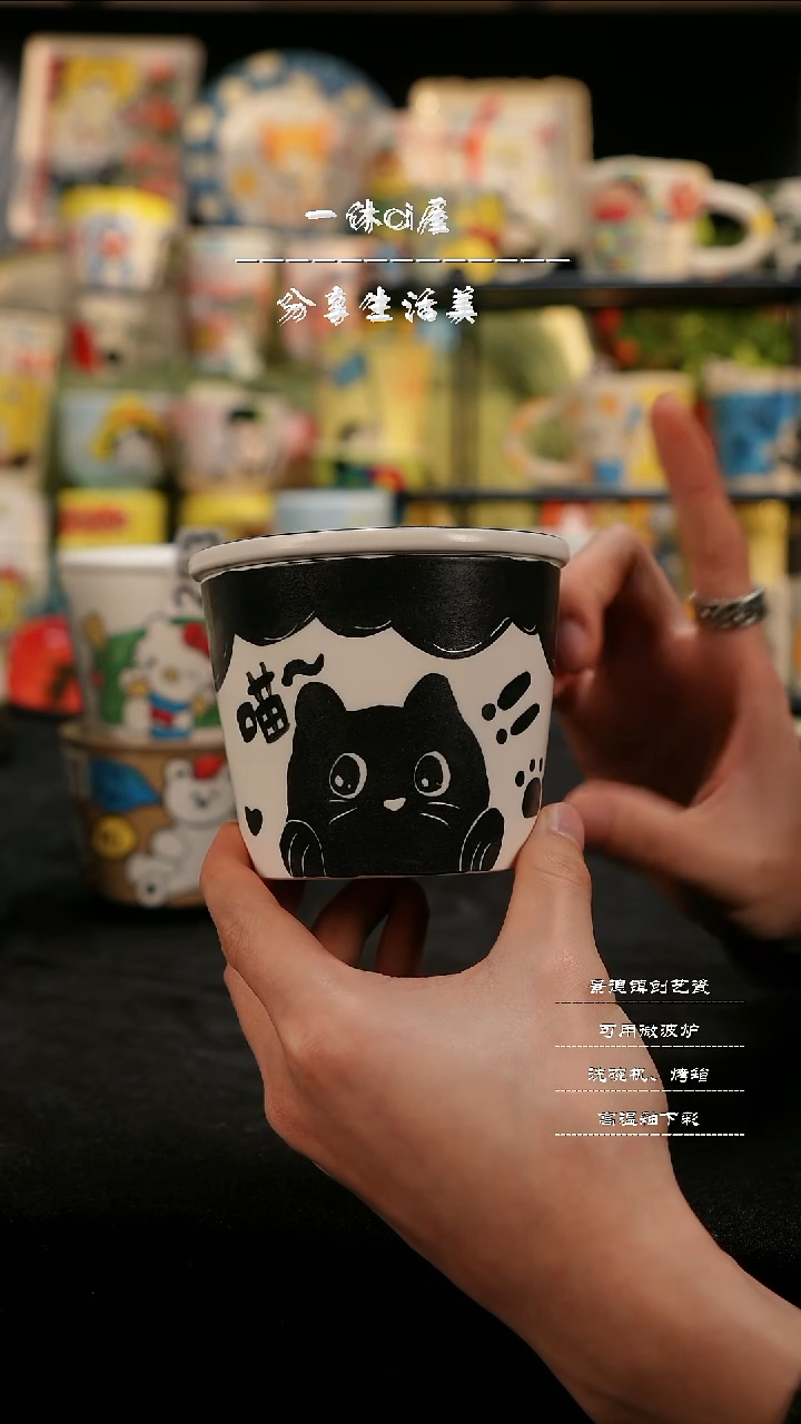 【闪购商品】摆件亲工手绘陶瓷-