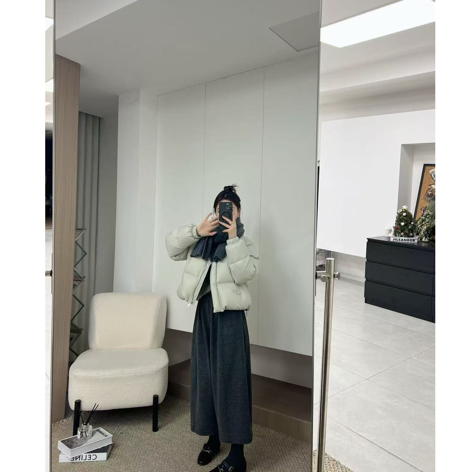 【梓铭】1116~全员自留～减压糯米裤9分显瘦宽松加绒气球裤女冬  