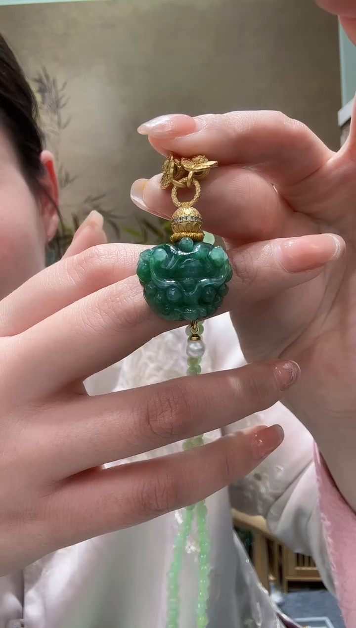 【闪购商品】翡翠颈饰未镶嵌吊坠