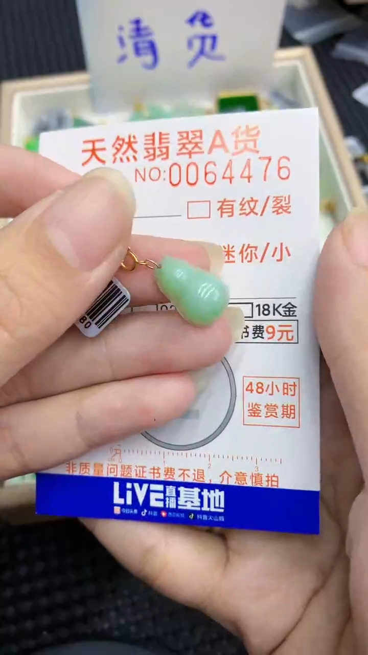 【闪购商品】翡翠颈饰18K金镶嵌            8