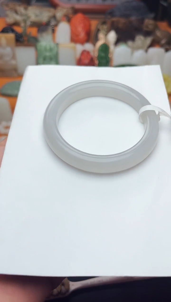 【闪购商品】和田玉手镯未镶嵌55圈口01