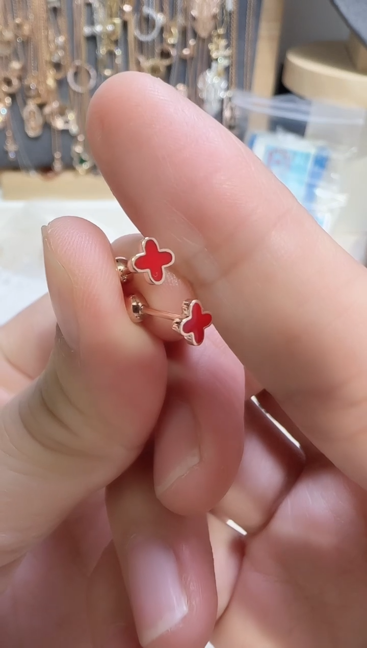 【闪购商品】18K金耳饰多样性发货发其一