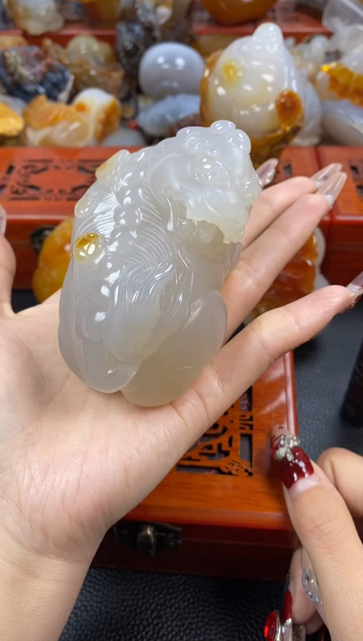 【闪购商品】玛瑙/玉髓手把未镶嵌1