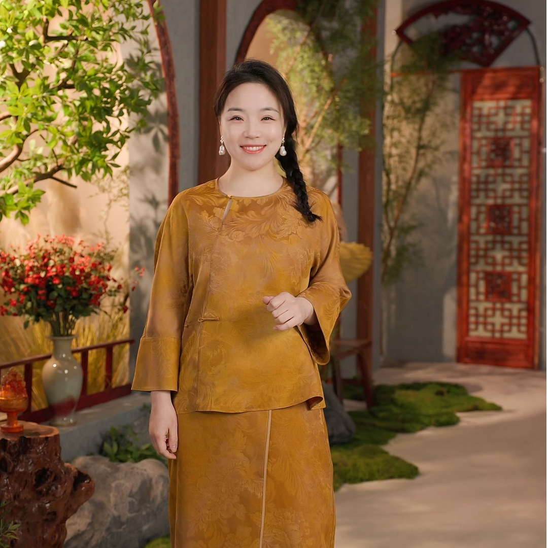 【静宁】6A纯100级桑蚕丝女装古风禅意禅服茶服汉服女装新中式上衣