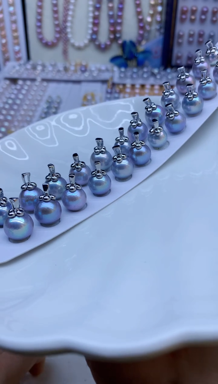 淡水珍珠未镶嵌吊坠(不含链)淡水珍珠吊坠多样性发其一