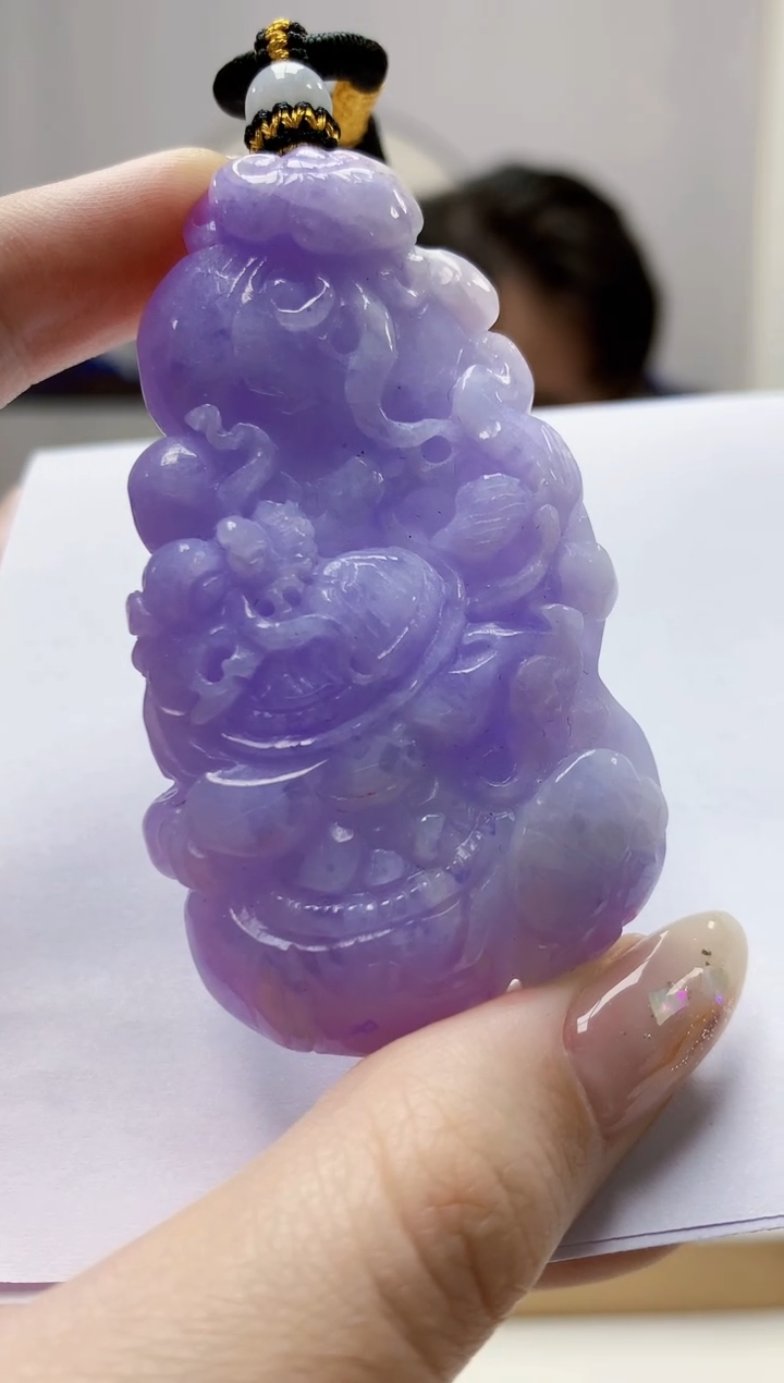 未镶嵌定制翡翠5060jw-毛货挂件144