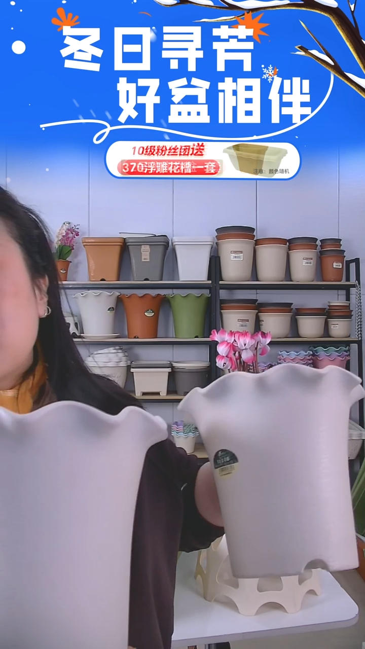 荷叶边5002三个+5003三个+5004四个，米白色不带托盘