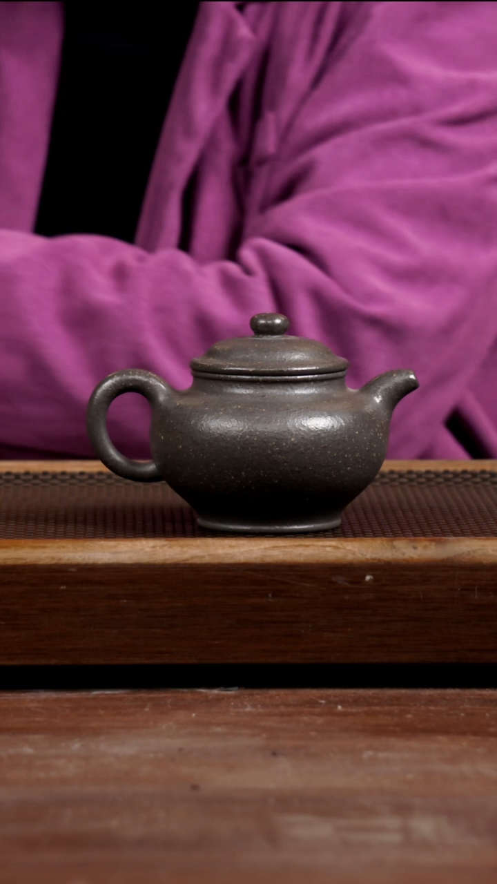 茶壶紫砂8目粗砂天青掇只280CC