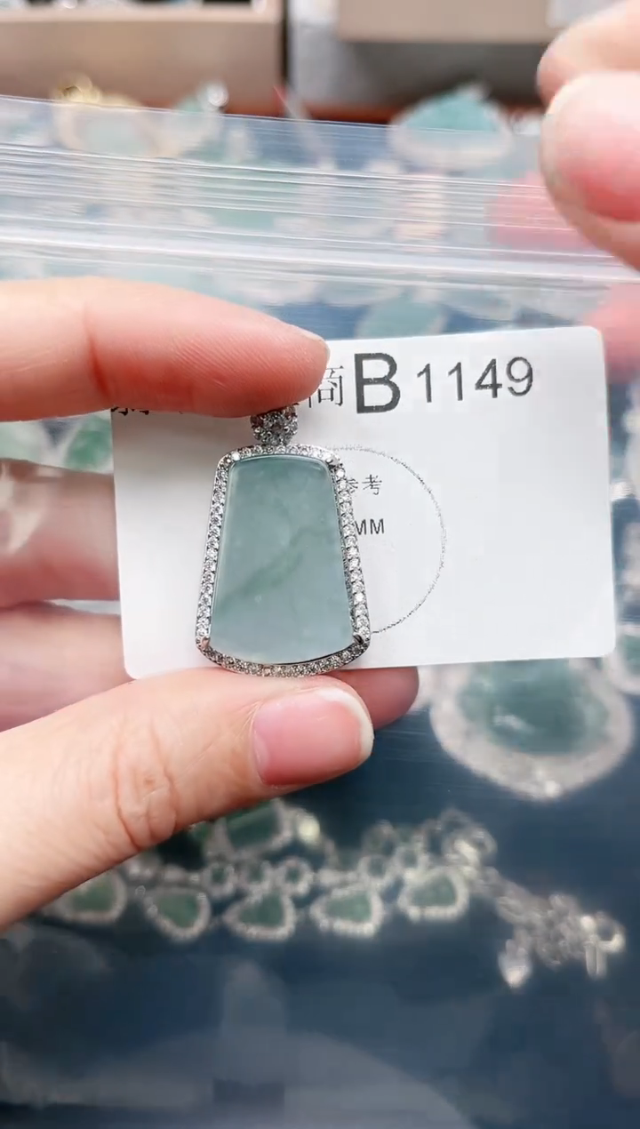 【闪购商品】翡翠颈饰未镶嵌1149赠皮绳