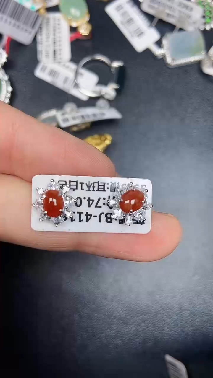 银S925镶嵌戒指翡翠1670