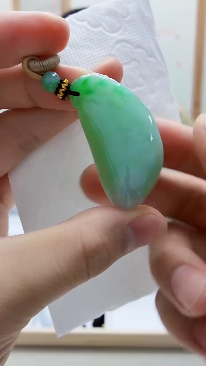 未镶嵌定制翡翠5167bb-毛货挂件33