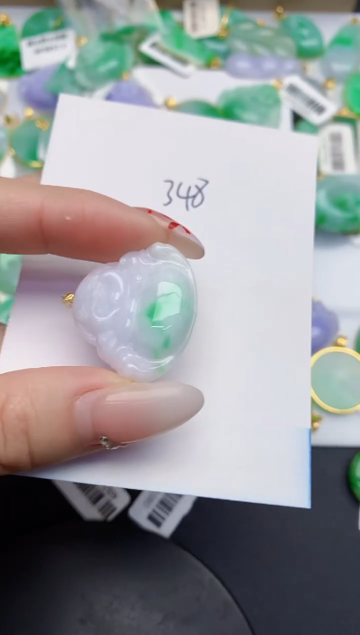 【闪购商品】翡翠颈饰18K金镶嵌000000000000